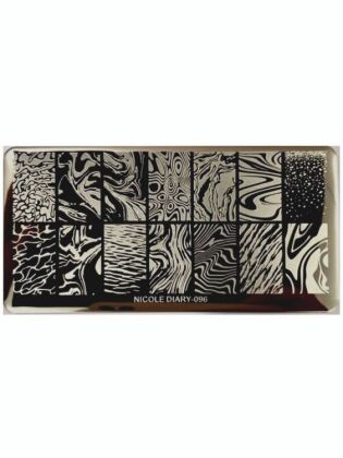 Пластина для стемпинга ND-096 12х6 см