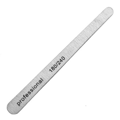 Пилка дерево 180/240 прямая серая 16,5 см 25 шт