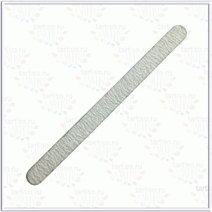 Пилка дерево 180/240 прямая серая 13 см 25 шт