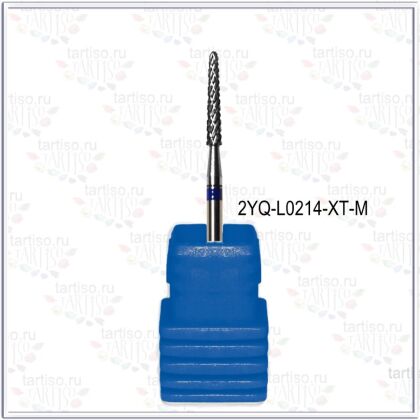 Фреза твердосплавная 2YQ-L0214-XT-M конус тонкий синяя