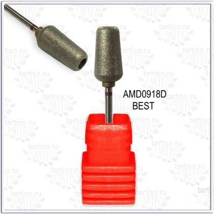 Фреза алмазная BEST AMD0918D конус усеченный красная