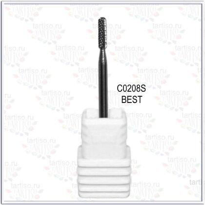 Фреза твердосплавная BEST C0208S цилиндр закругленный