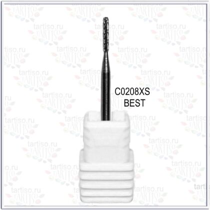 Фреза твердосплавная BEST C0208XS цилиндр закругленный