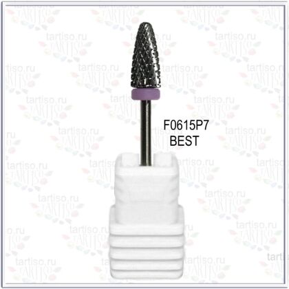 Фреза твердосплавная BEST F0615P7 конус фиолетовая