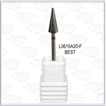 Фреза твердосплавная BEST L0615A20-F конус красная