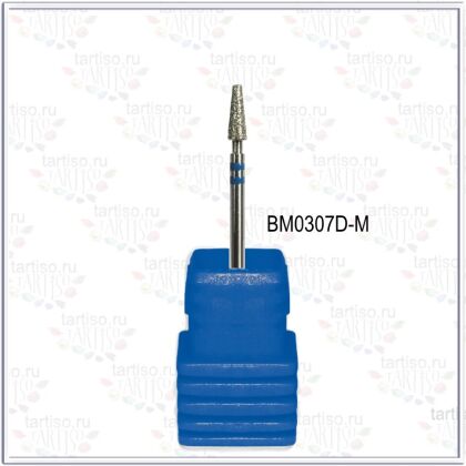 Фреза алмазная BM0307D-M конус синяя