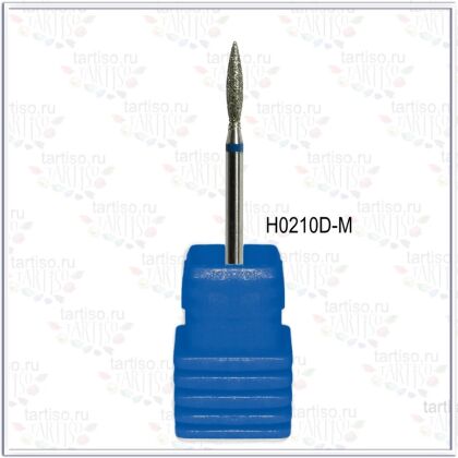 Фреза алмазная H0210D-M пламя