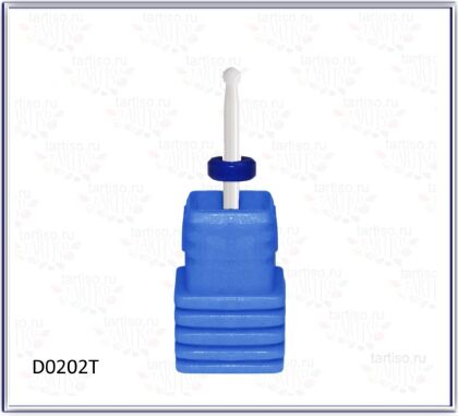 Фреза керамическая D0202T шар синяя 2 мм