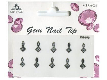 Mirage 3D Наклейки для ногтей Gem Nail Tip DG-079