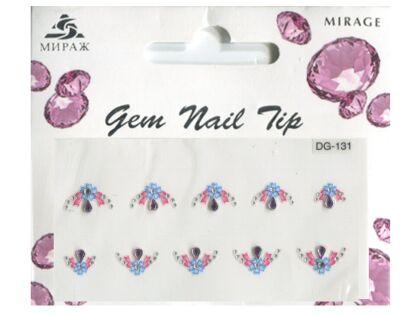 Mirage 3D Наклейки для ногтей Gem Nail Tip DG-131