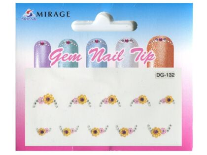 Mirage 3D Наклейки для ногтей Gem Nail Tip DG-132