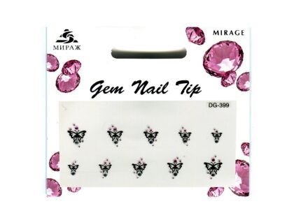 Mirage 3D Наклейки для ногтей Gem Nail Tip DG-399