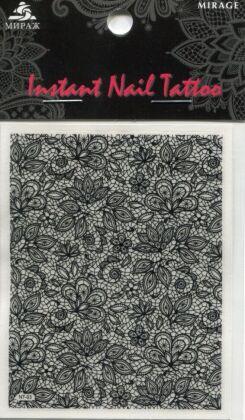 Mirage Наклейка для ногтей Instant Nail Tattoo Black NTB-03