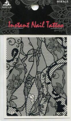 Mirage Наклейка для ногтей Instant Nail Tattoo Black NTB-15