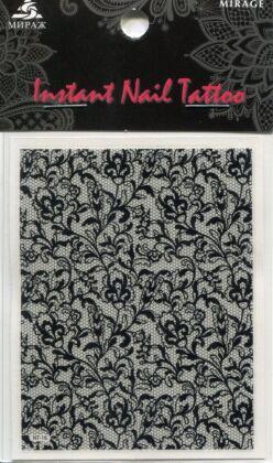 Mirage Наклейка для ногтей Instant Nail Tattoo Black NTB-16