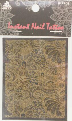 Mirage Наклейка для ногтей Instant Nail Tattoo Gold NTG-13