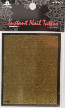 Mirage Наклейка для ногтей Instant Nail Tattoo Gold NTG-18