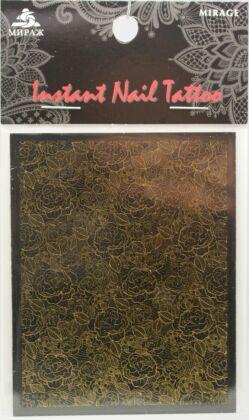 Mirage Наклейка для ногтей Instant Nail Tattoo Gold NTG-20