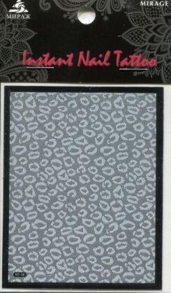 Mirage Наклейка для ногтей Instant Nail Tattoo White NTW-18