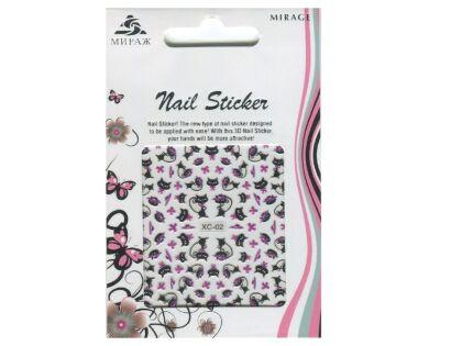 Mirage 3D Наклейки Nail Sticker Кошки цветные XC-02
