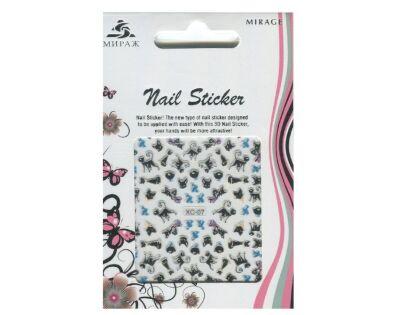 Mirage 3D Наклейки Nail Sticker Кошки цветные XC-07