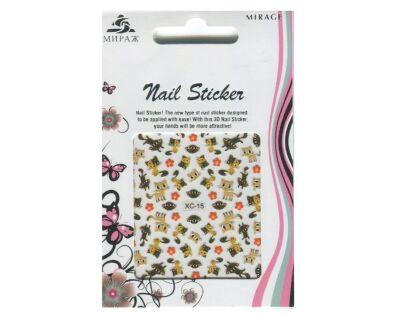 Mirage 3D Наклейки Nail Sticker Кошки цветные XC-15