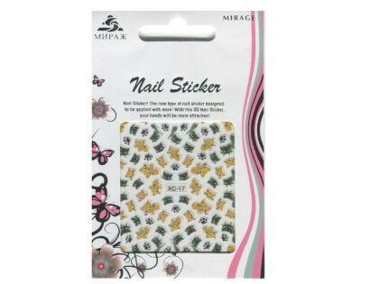 Mirage 3D Наклейки Nail Sticker Кошки цветные XC-17