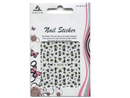 Mirage 3D Наклейки Nail Sticker Кошки цветные XC-19