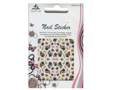 Mirage 3D Наклейки Nail Sticker Кошки цветные XC-23