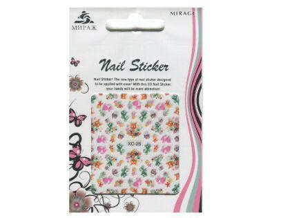Mirage 3D Наклейки Nail Sticker Кошки цветные XC-25