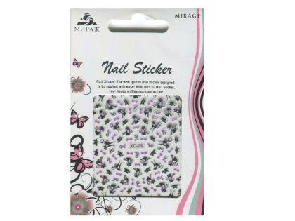 Mirage 3D Наклейки Nail Sticker Кошки цветные XC-29