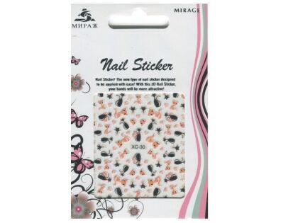 Mirage 3D Наклейки Nail Sticker Кошки цветные XC-30