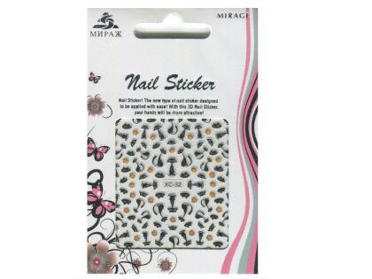 Mirage 3D Наклейки Nail Sticker Кошки цветные XC-32