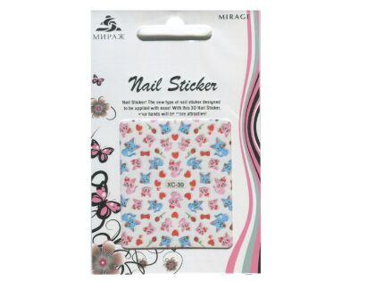 Mirage 3D Наклейки Nail Sticker Кошки цветные XC-39