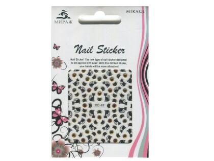 Mirage 3D Наклейки Nail Sticker Кошки цветные XC-41