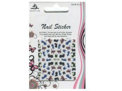 Mirage 3D Наклейки Nail Sticker Кошки цветные XC-44