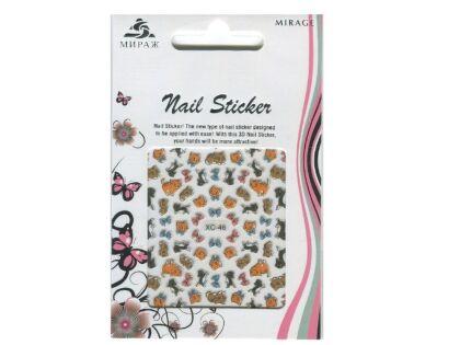 Mirage 3D Наклейки Nail Sticker Кошки цветные XC-46