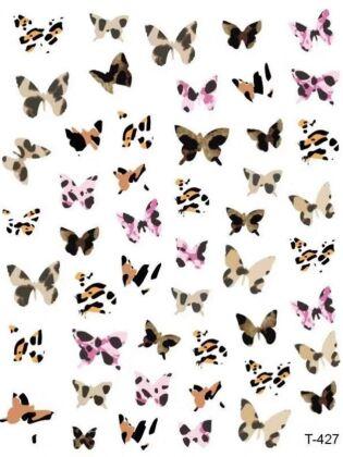 Mirage 3D Наклейки Nail Sticker Кошки черно-белые XX-10
