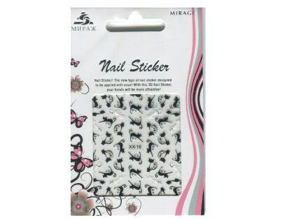 Mirage 3D Наклейки Nail Sticker Кошки черно-белые XX-16