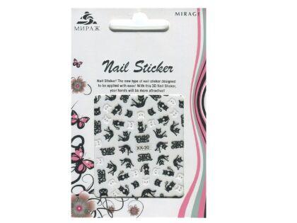 Mirage 3D Наклейки Nail Sticker Кошки черно-белые XX-30