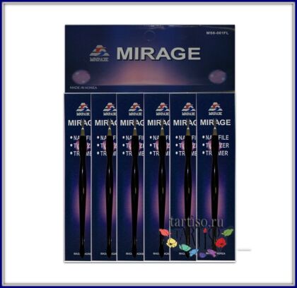 Mirage Триммер для кутикулы MS6-001TM 6 шт