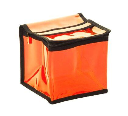Косметичка прозрачная КУБ ORANGE