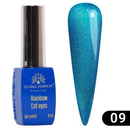 Global Fashion Гель-лак кошачий глаз Rainbow Laser cat eyes №09 8 мл