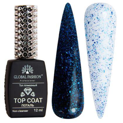 Global Fashion Топ алмазный без липкого слоя Поталь Blue Foil 12 мл