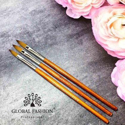 Global Fashion Кисть для акрила заостренная B25-12