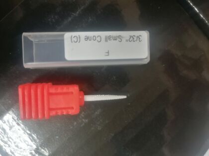 Фреза керамическая F 3/32 Small Cone пламя красная насечка