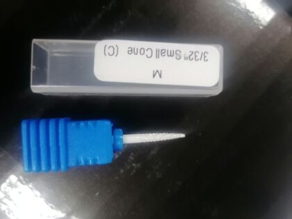 Фреза керамическая M 3/32 Small Cone конус синяя насечка