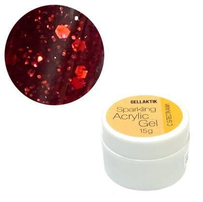 Gellaktik Акригель с блестками SPARKLING ACRYLIC GEL №21 15 гр
