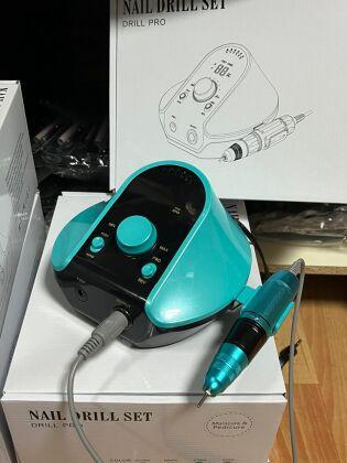 Аппарат для маникюра и педикюра 45000 об/65 Вт Drill Pro Cyan