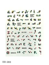 Наклейки для ногтей DD-283 тетрис